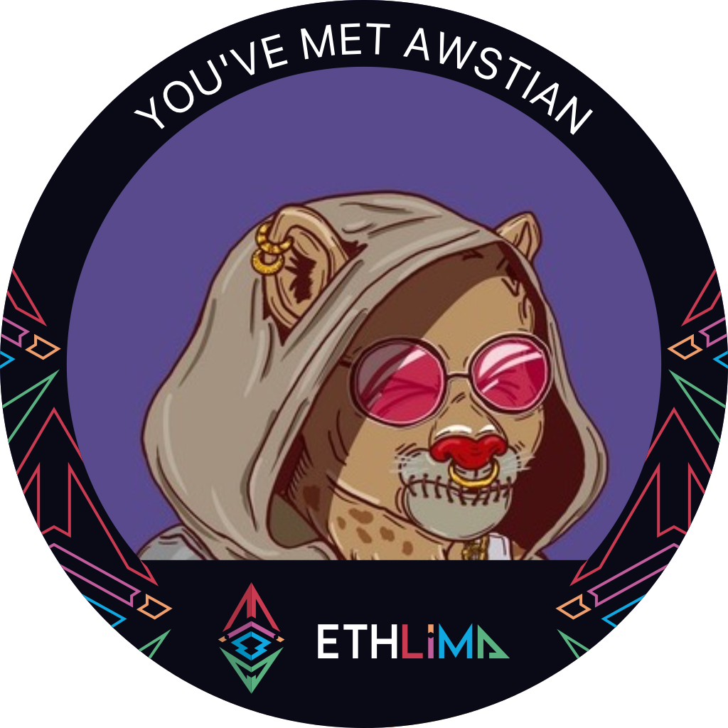 You've met awstian at ETHLima '22 POAP image
