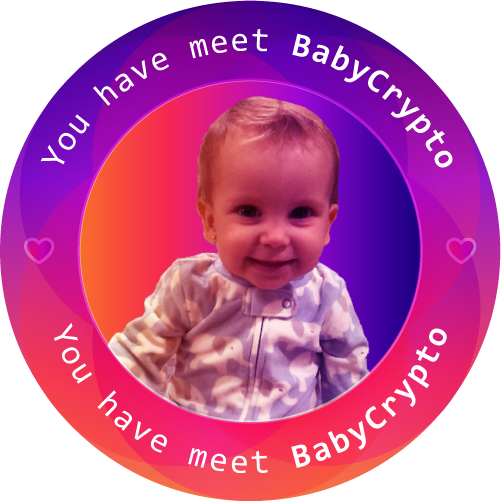 You've met BabyCrypto! :3 POAP image