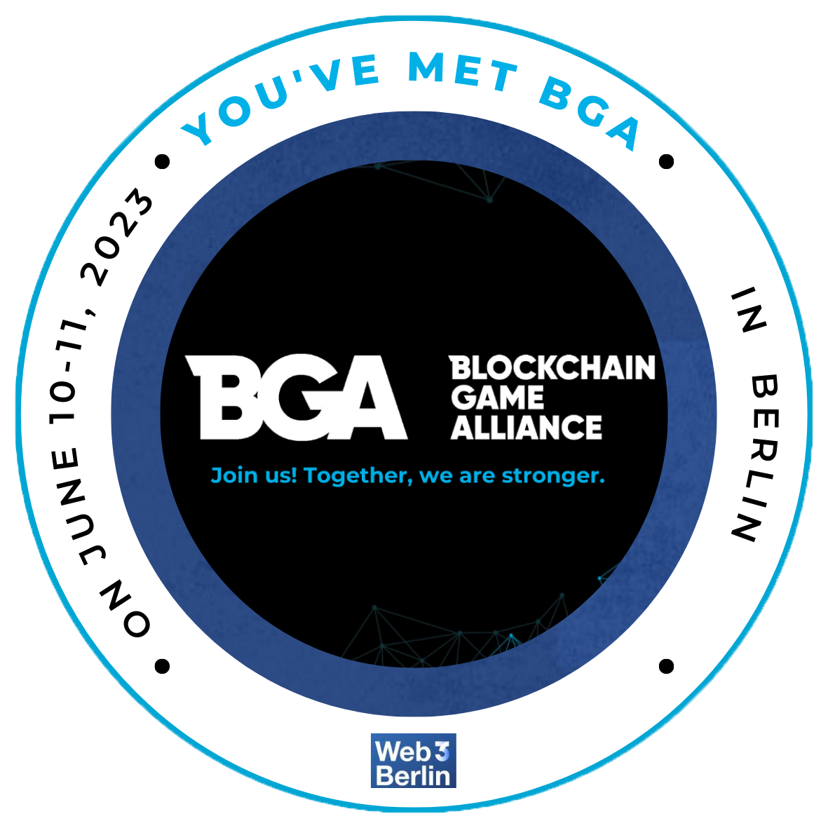 You've met BGA at Web3 Berlin 🎮 POAP image