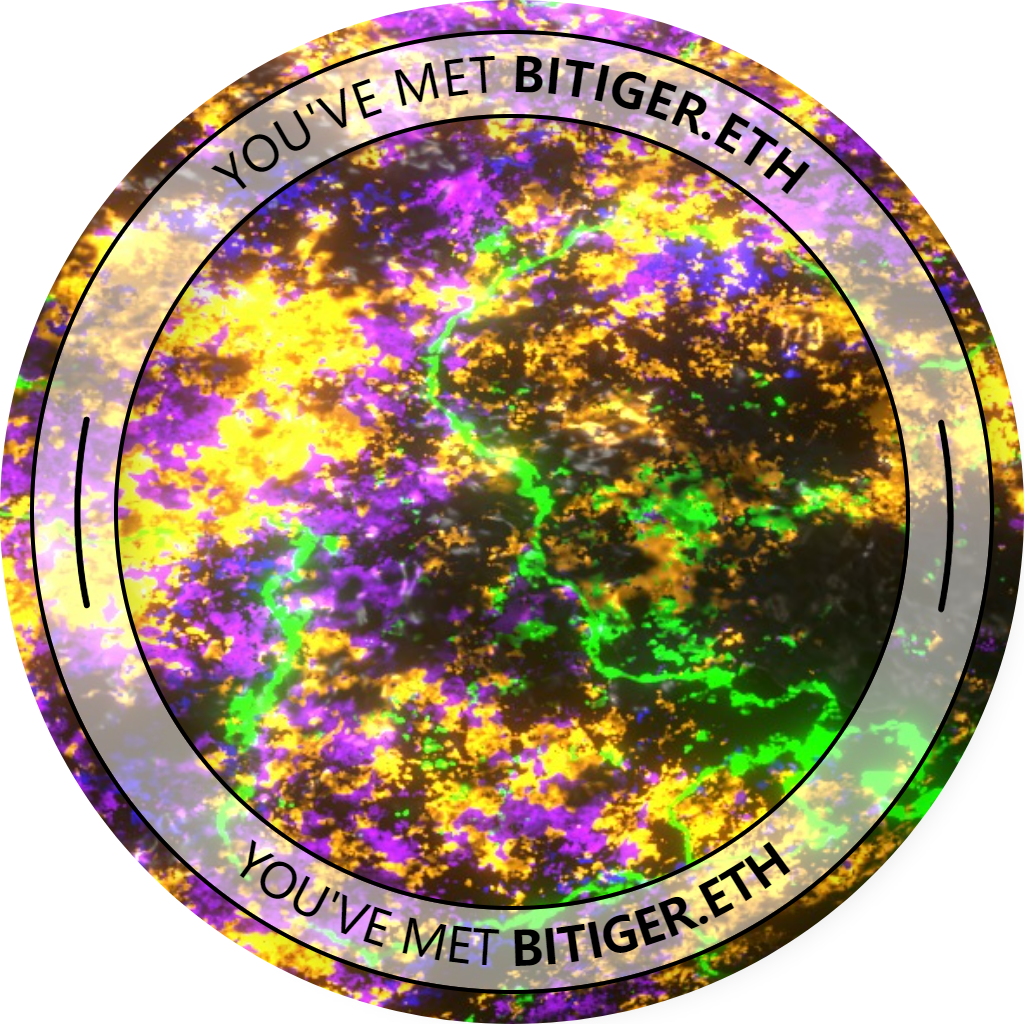 You've met Bitiger.eth - October 2022 POAP image