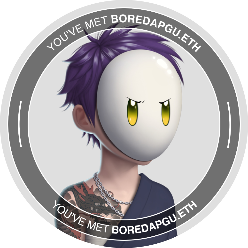 You've met boredapgu.eth at NFT.NYC 2023 POAP image