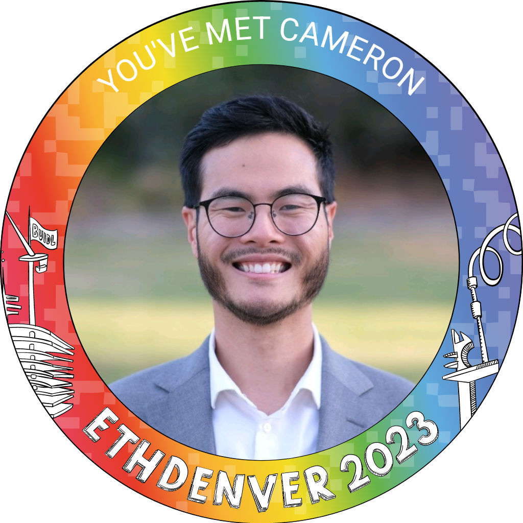 You've met Cameron at ETHDenver 2023 POAP image
