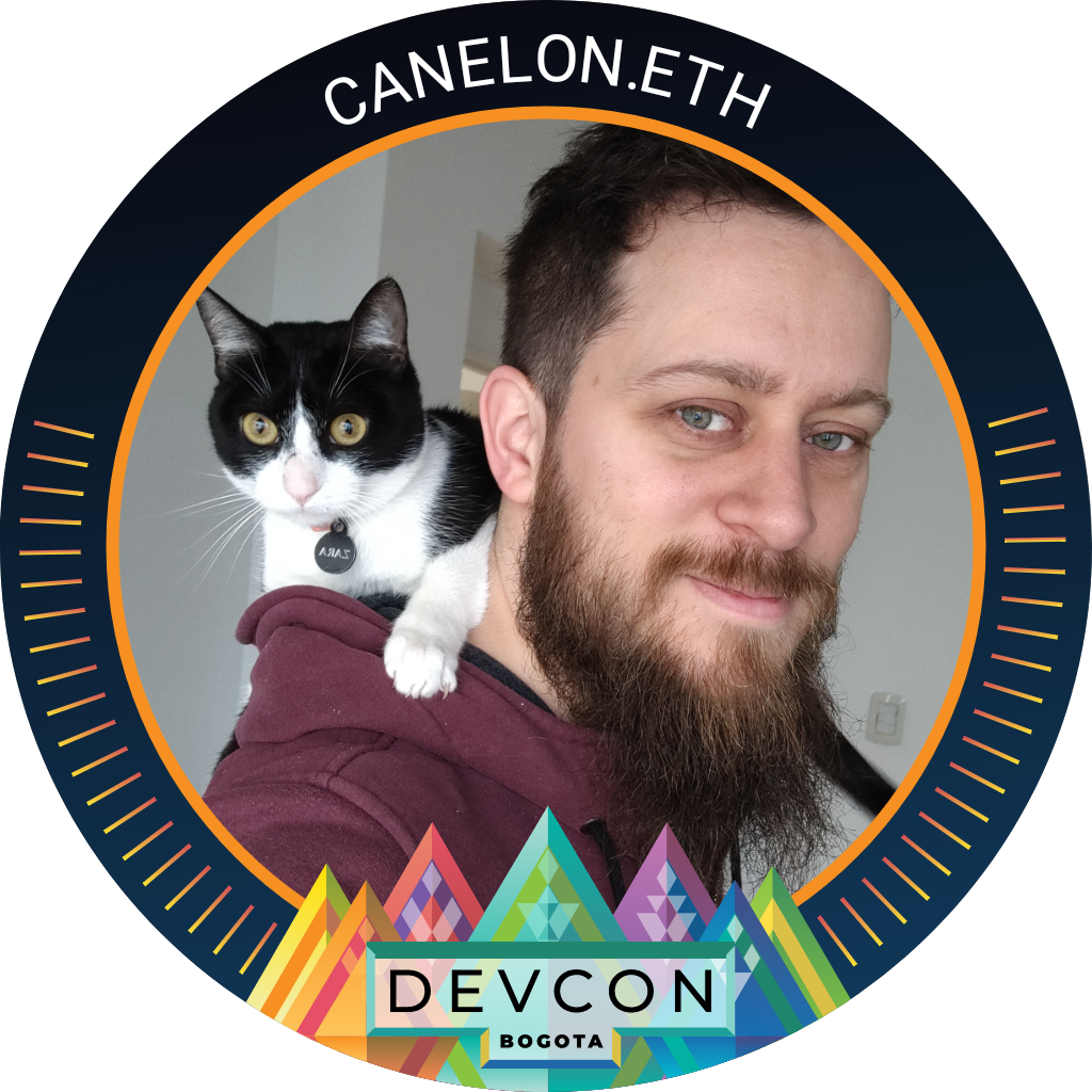 You've met canelon.eth at Devcon Bogota '22 POAP image