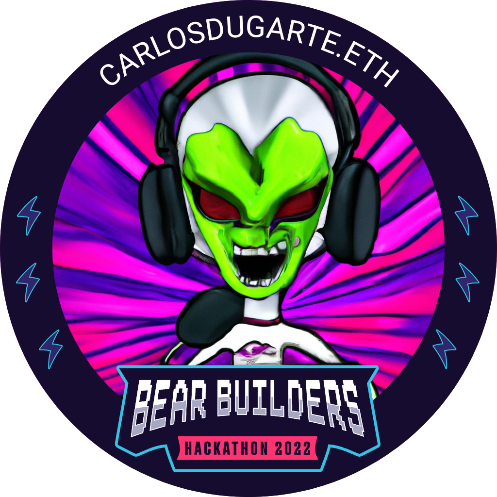 You've met carlosdugarte.eth at Bear Builders '22 POAP image