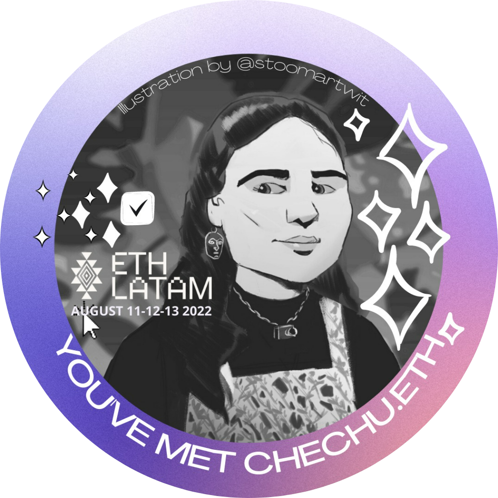 You've met chechu.eth - August 2022 POAP image