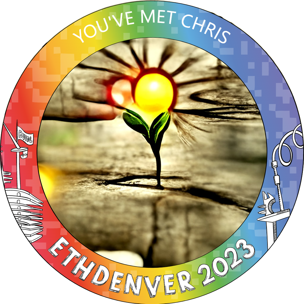 You've met Chris at ETHDenver 2023 POAP image