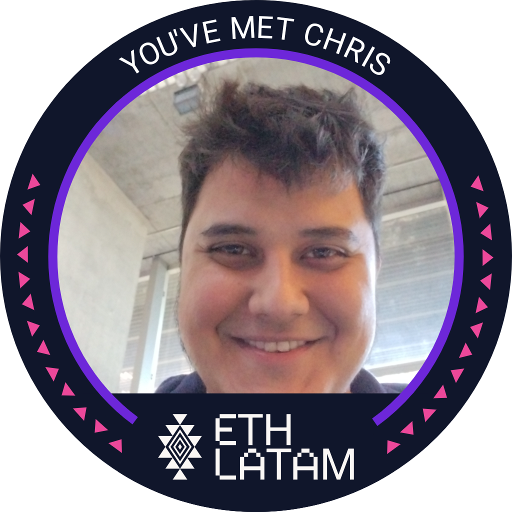You've met Chris at ETHLatam '22 POAP image