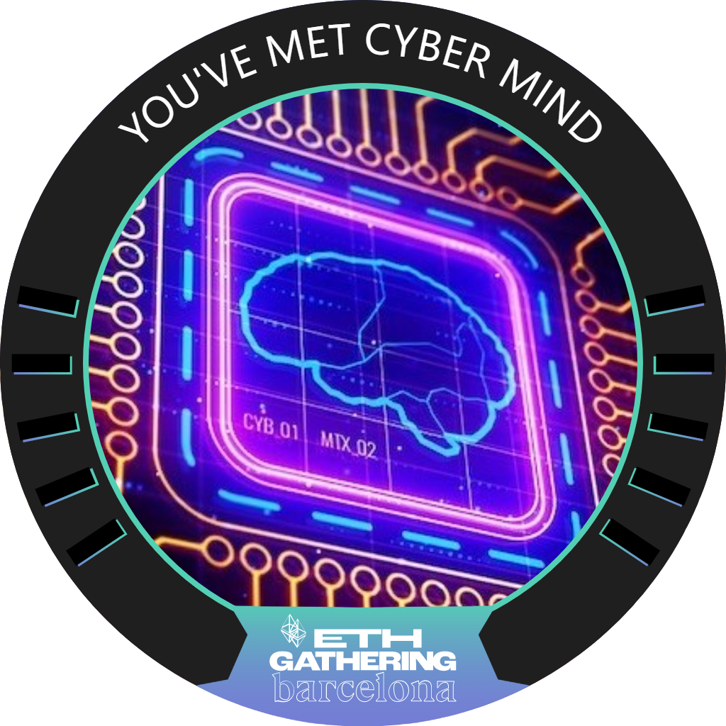 You've met Cyber ​​Mind at ETH GATHERING '22 POAP image
