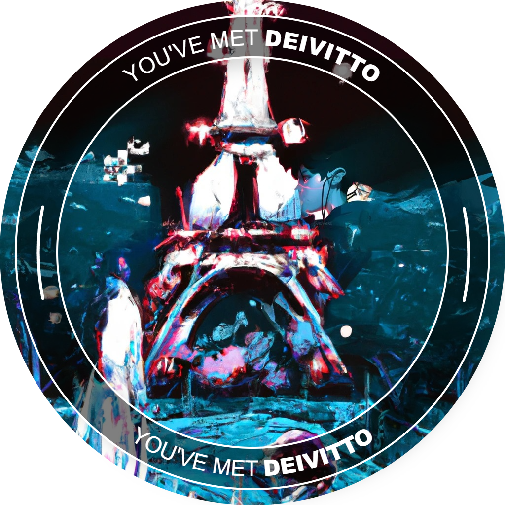You've met Deivitto at Paris - July 2023 POAP image