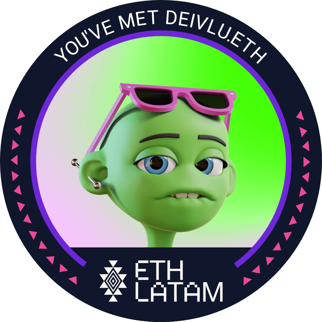 You've met deivlu.eth at ETHLatam '22 POAP image
