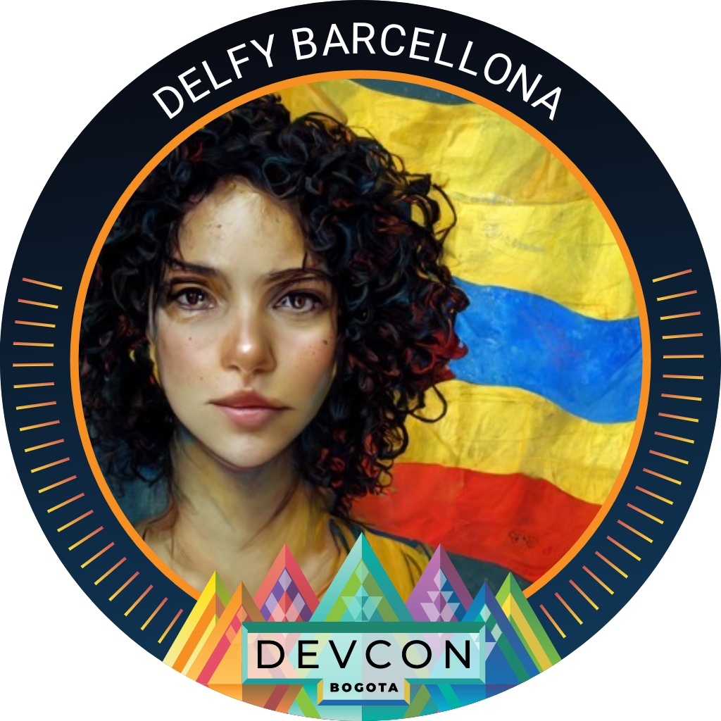 You've met Delfy Barcellona at Devcon Bogota '22 POAP image