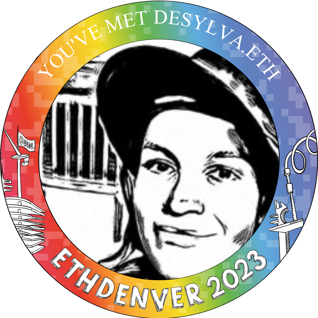 You've met desylva.eth at ETHDenver 2023 POAP image
