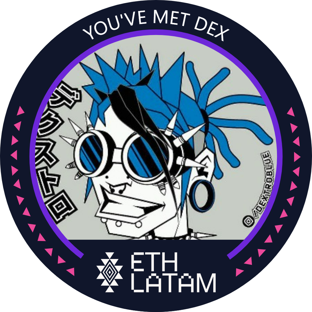 You've met dex at ETHLatam '22 POAP image