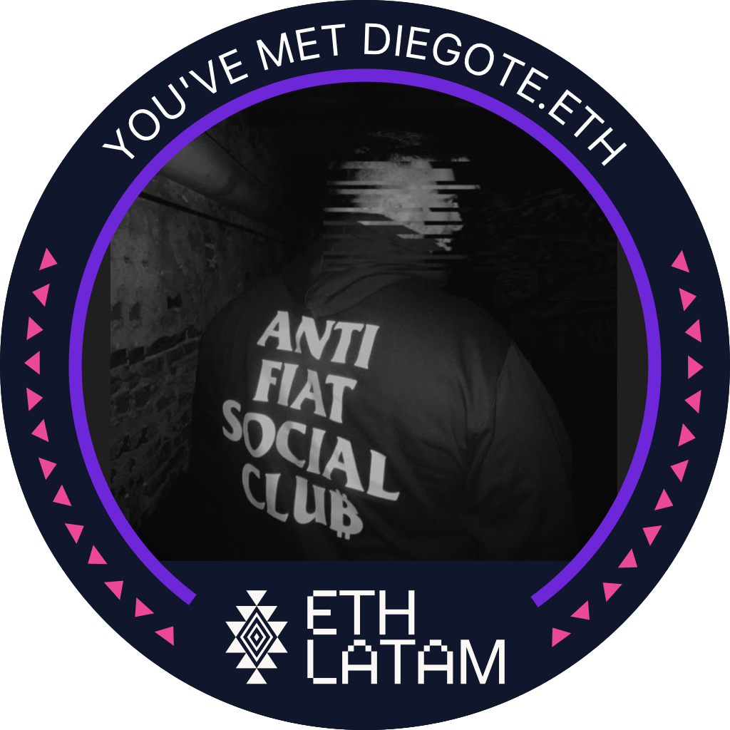 You've met Diegote.eth at ETHLatam '22 POAP image