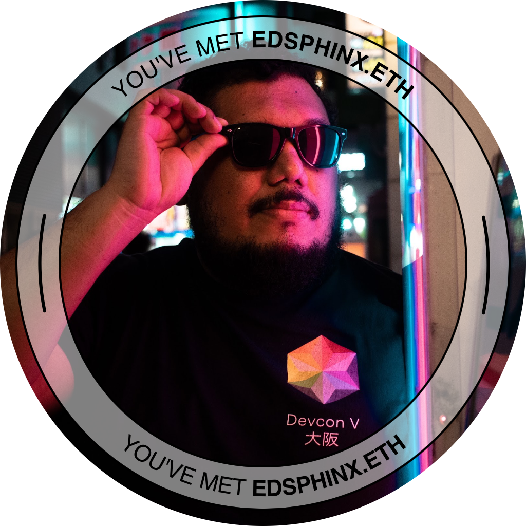 You've met edsphinx.eth - September 2023 POAP image