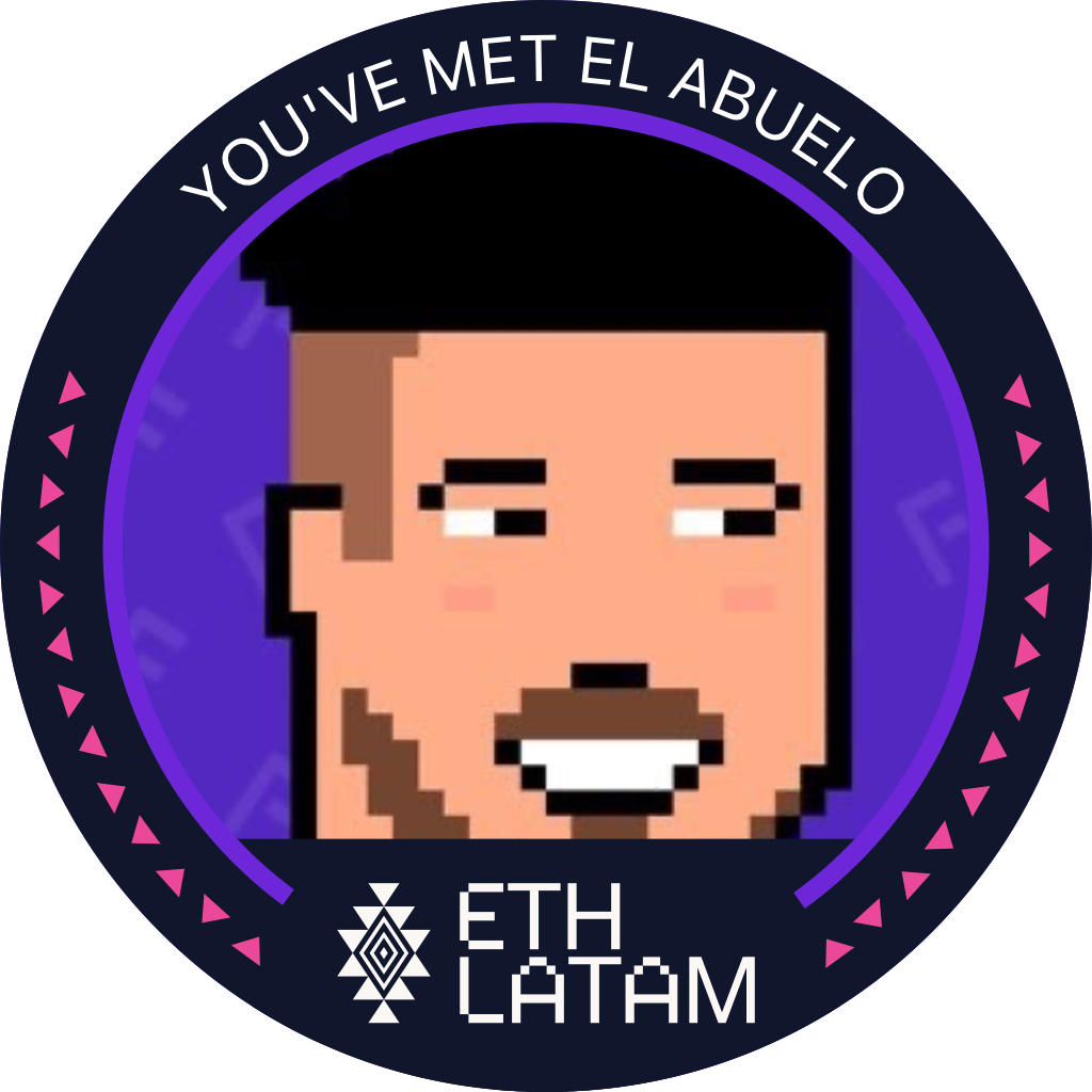 You've met El abuelo at ETHLatam '22 POAP image