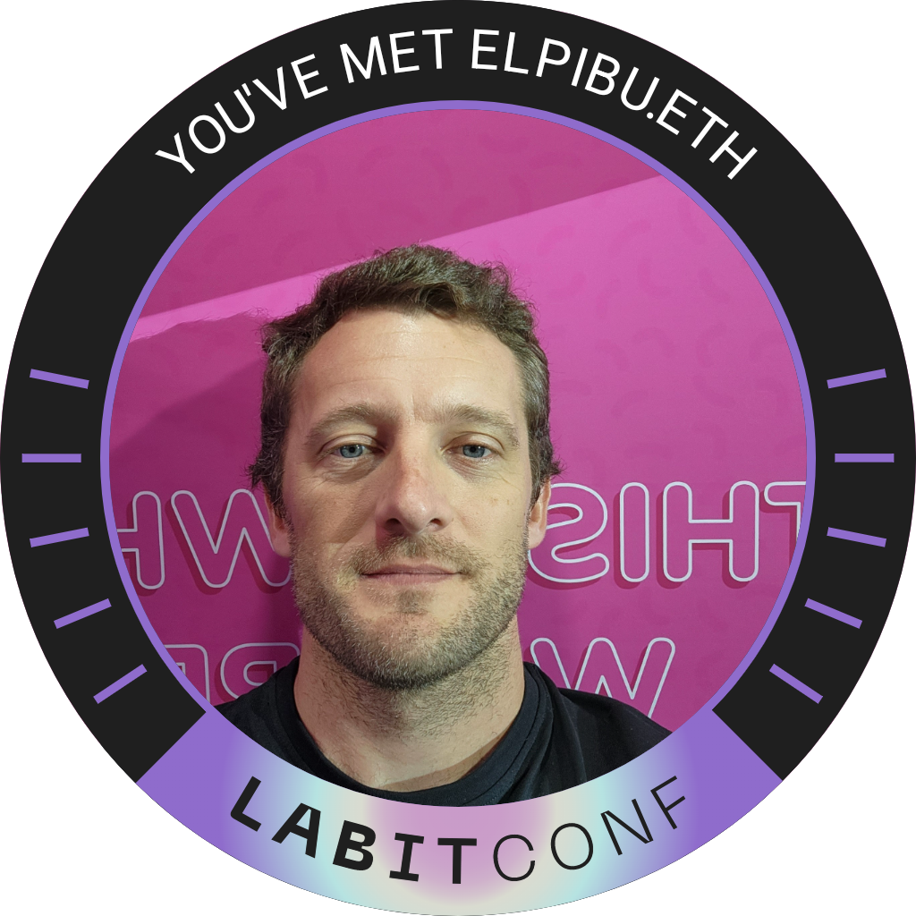You've met elpibu.eth at LABITCONF '22 POAP image