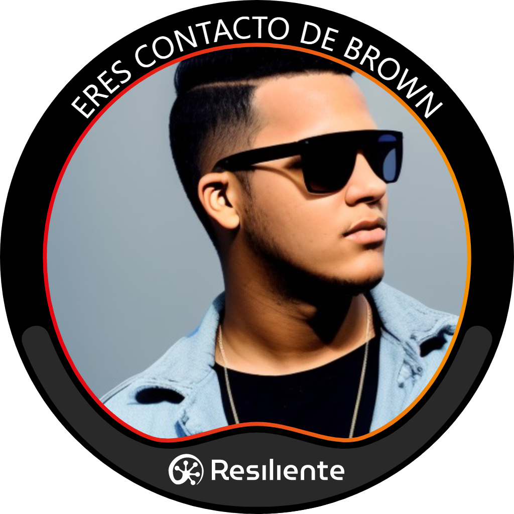 You've met Eres Contacto de Brown from Resiliente POAP image