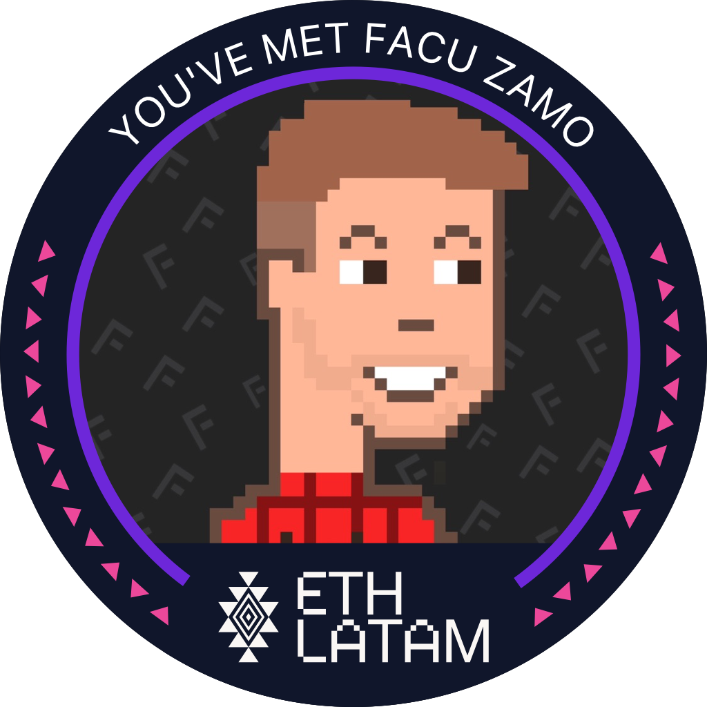 You've met Facu Zamo  at ETHLatam '22 POAP image