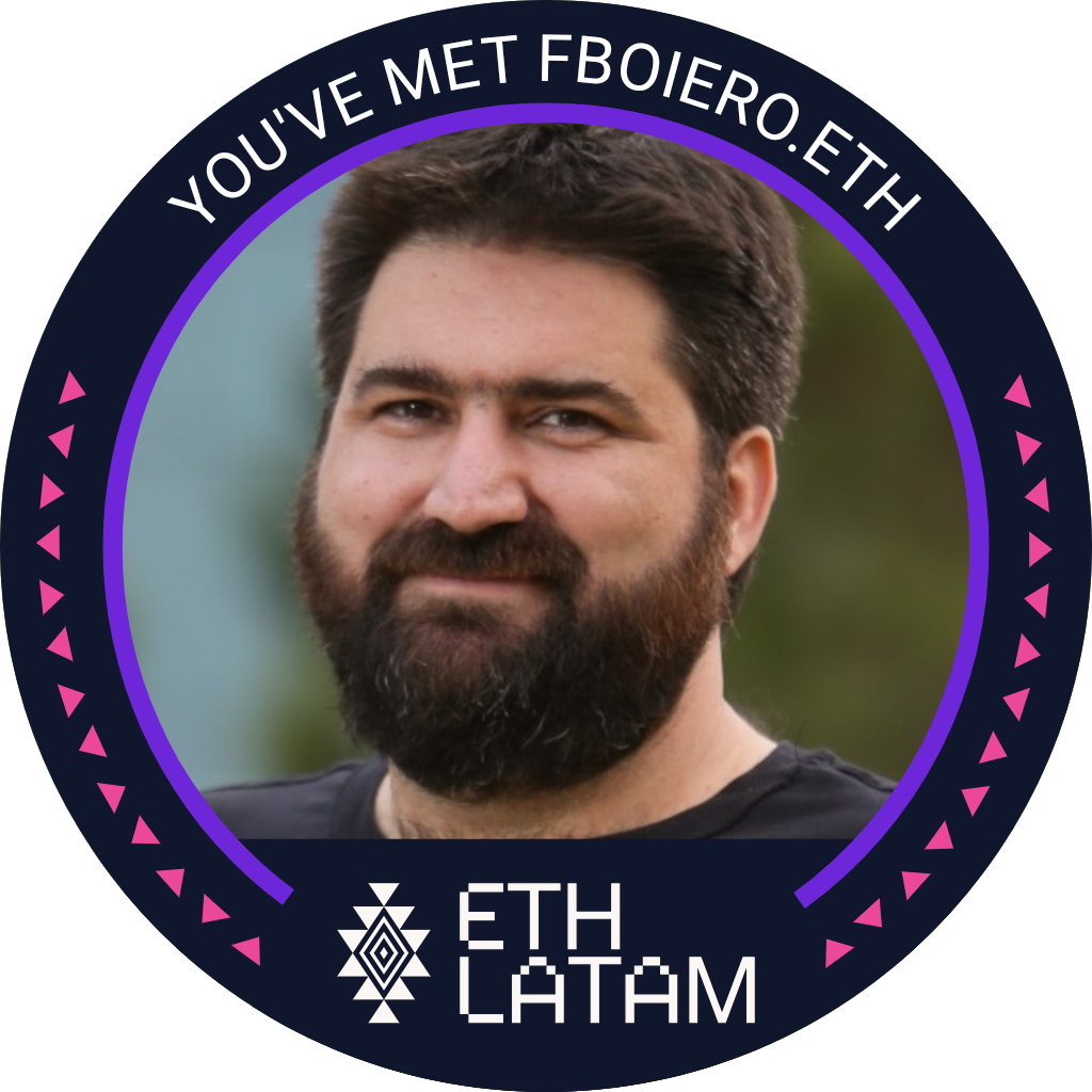 You've met fboiero.eth at ETHLatam '22 POAP image