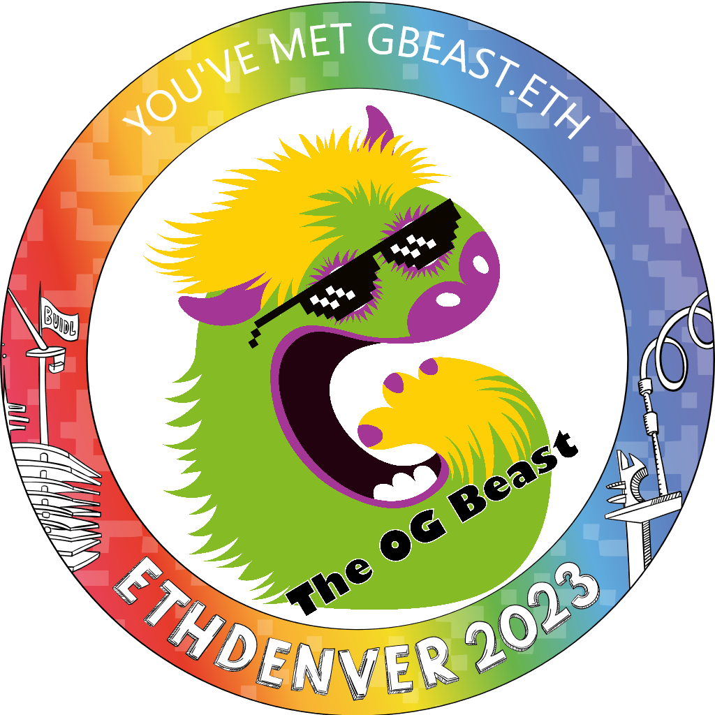 You've met GBeast at ETHDenver 2023 POAP image