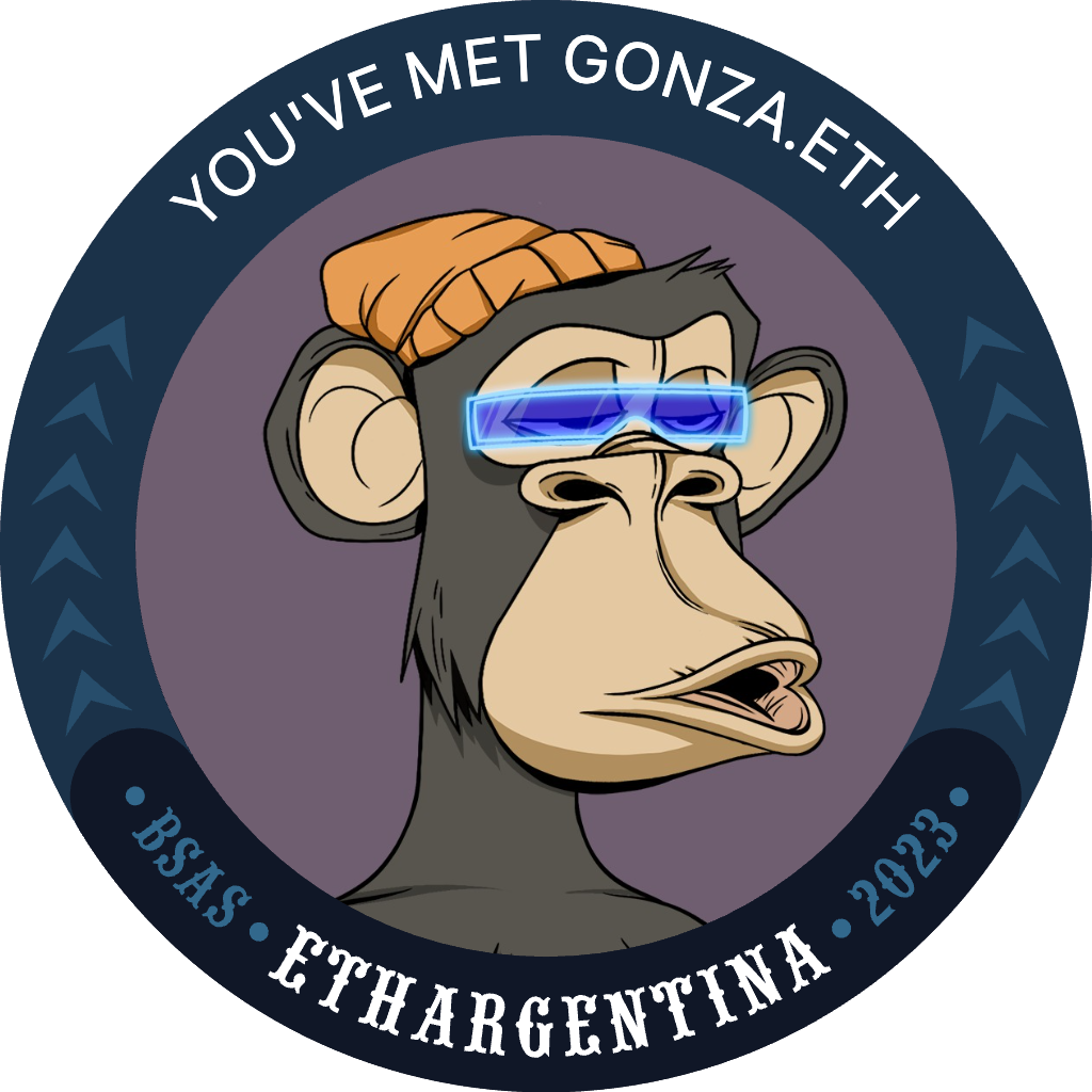 You've met Gonza.eth at ETH Argentina 2023 POAP image