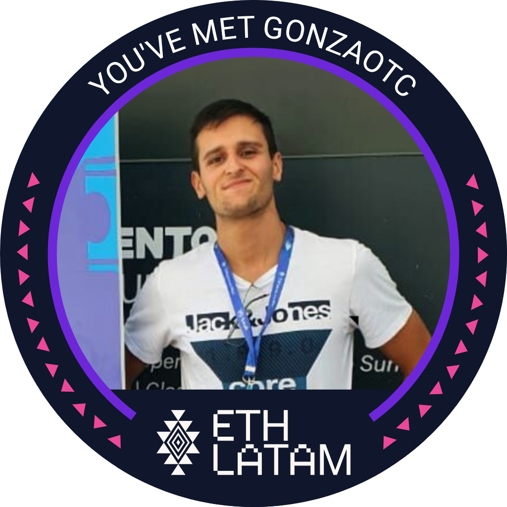 You've met gonzaotc at ETHLatam '22 POAP image