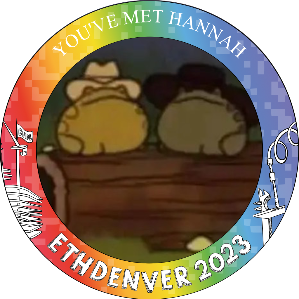 You've met Hannah at ETHDenver 2023 POAP image