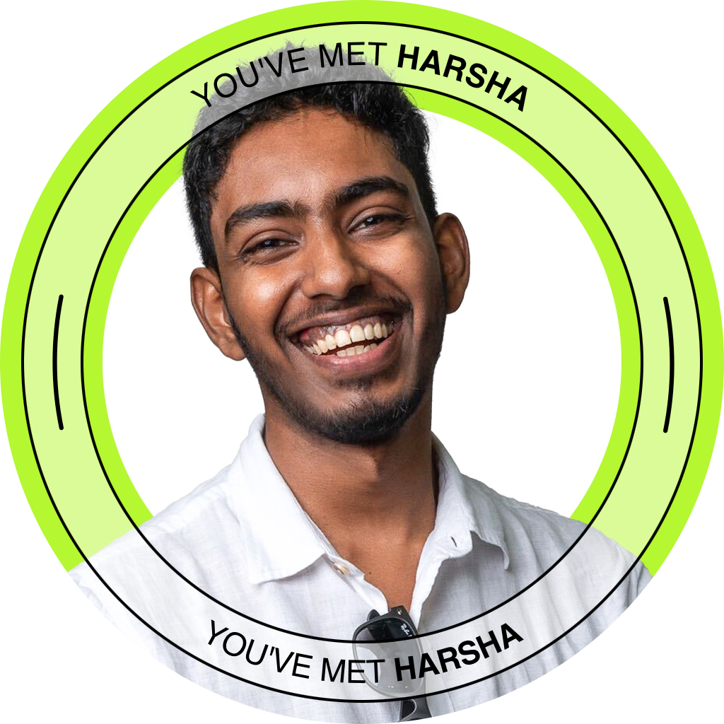 You've met Harsha - February 2024 POAP image