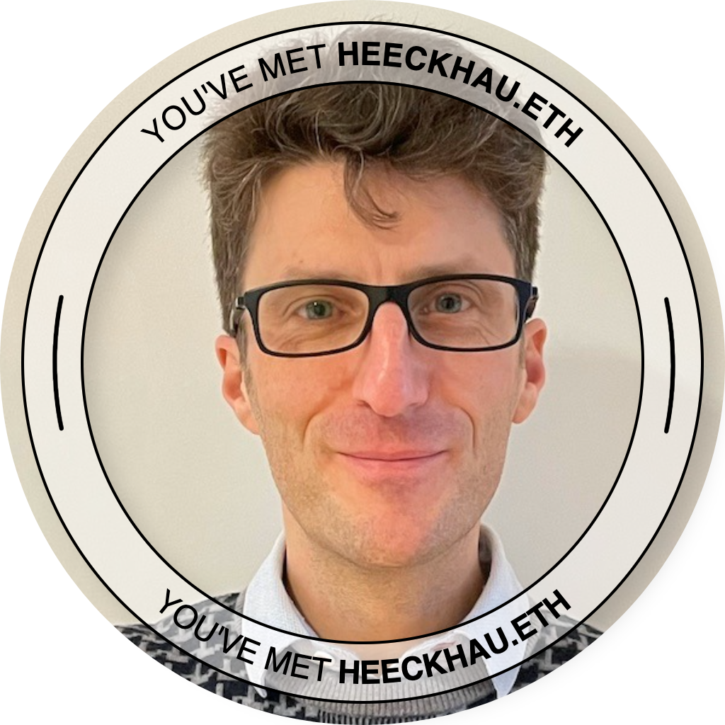 You've met heeckhau.eth @ EthDenver 2023 POAP image