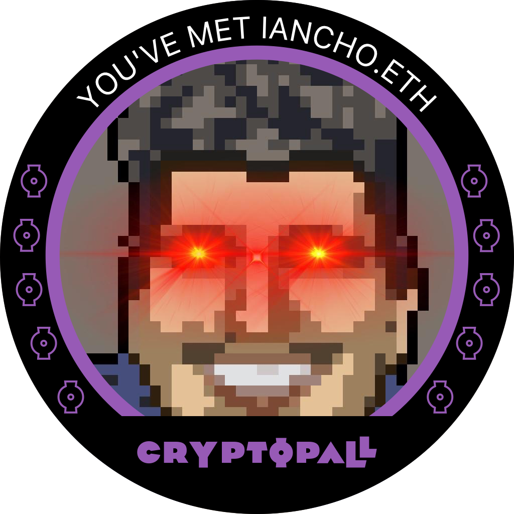 You've met Iancho.eth at Cryptopall '22 POAP image