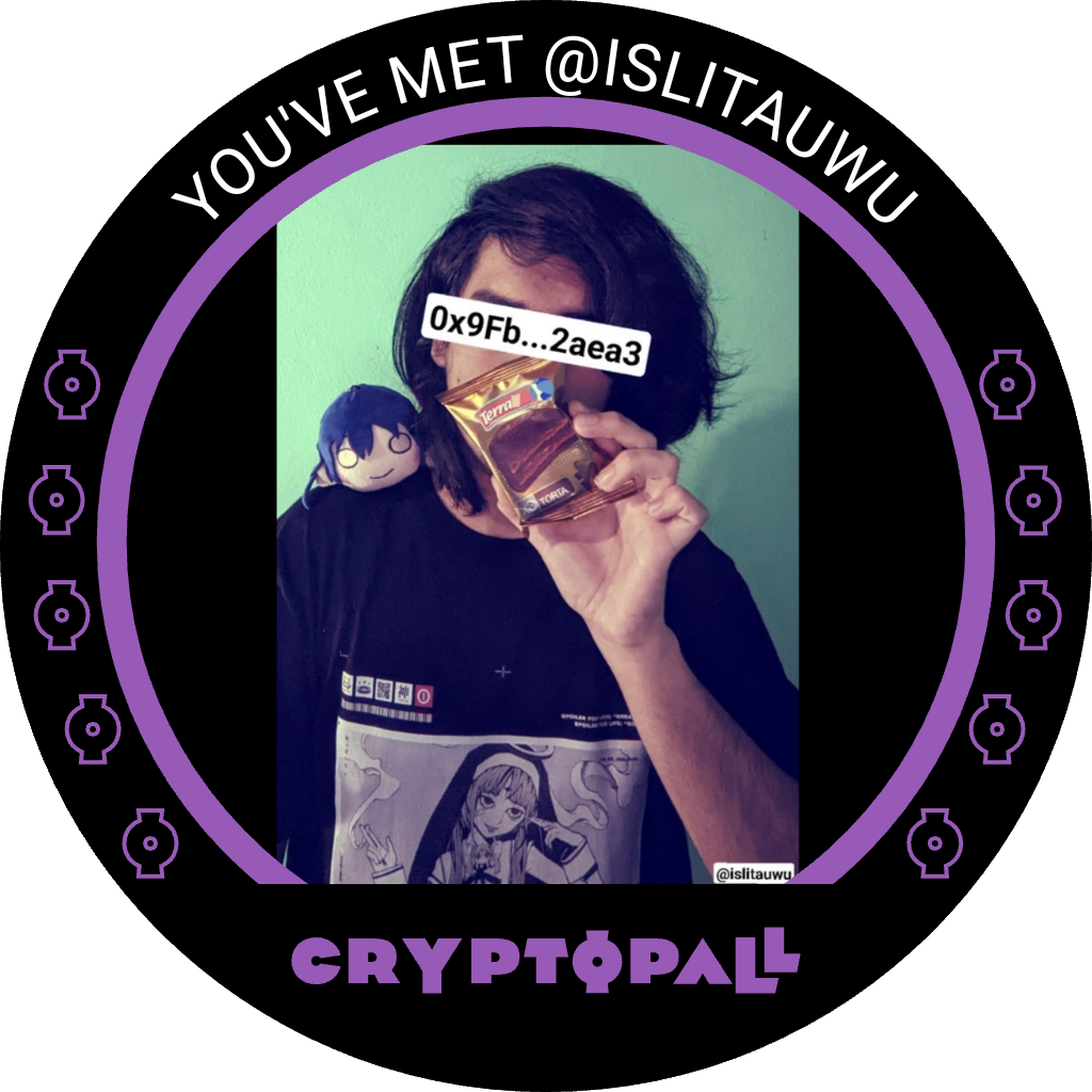You've met @islitauwu at Cryptopall '22 POAP image