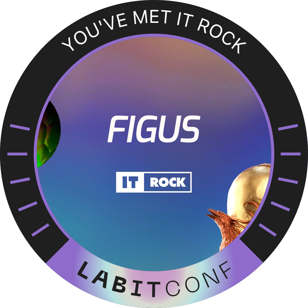 You've met IT ROCK at LABITCONF '22 - Figus POAP image