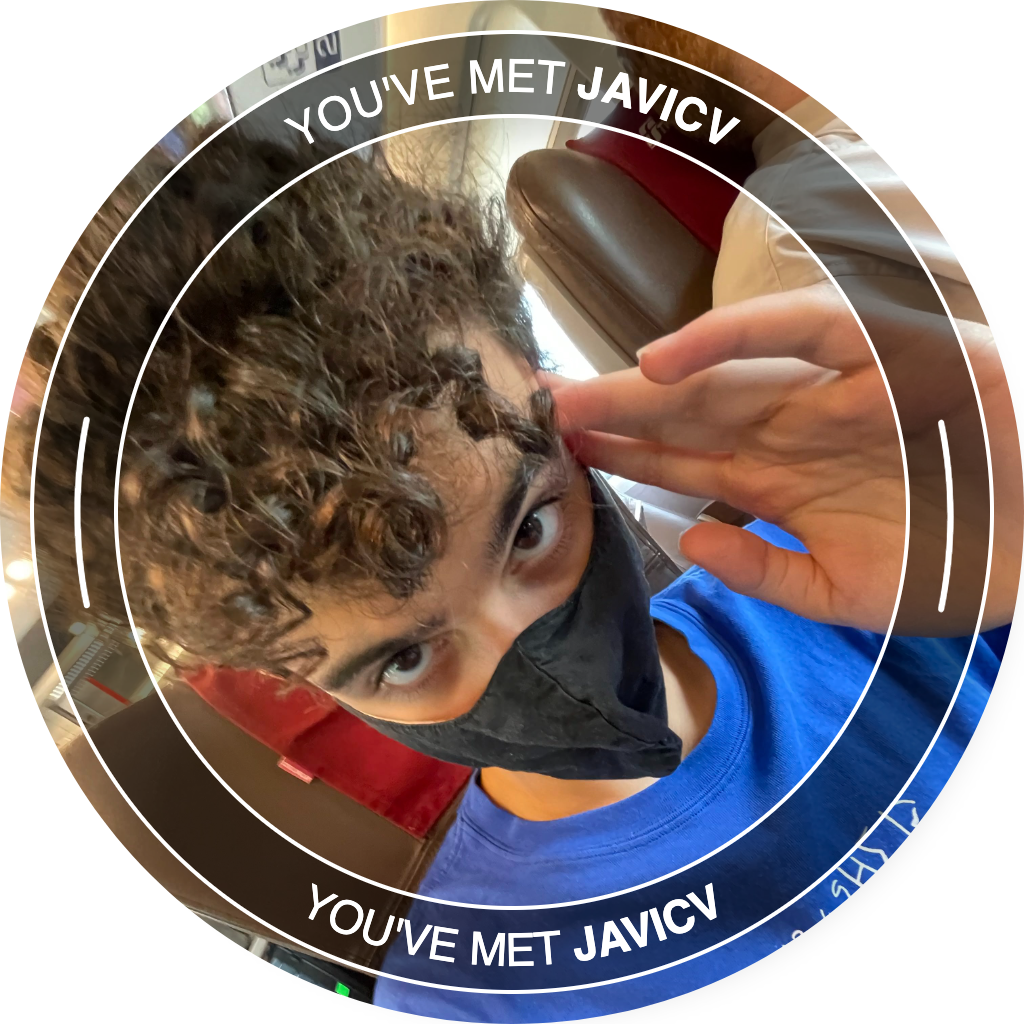 You've met JAVICV in 2022 POAP image