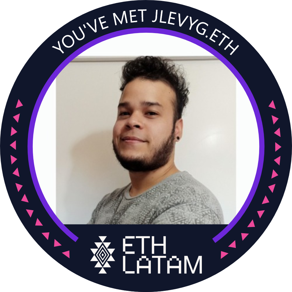 You've met jlevyg.eth at ETHLatam '22 POAP image