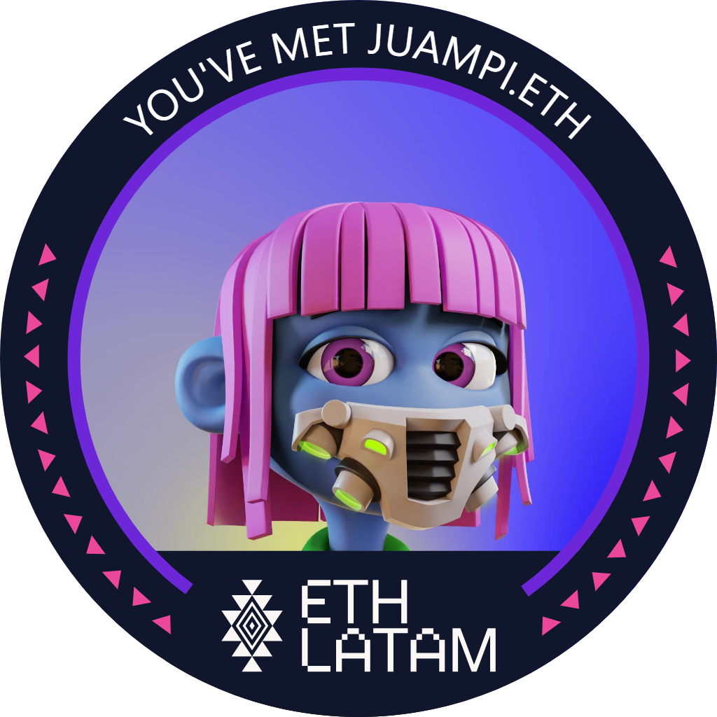 You've met juampii.eth at ETHLatam '22 POAP image