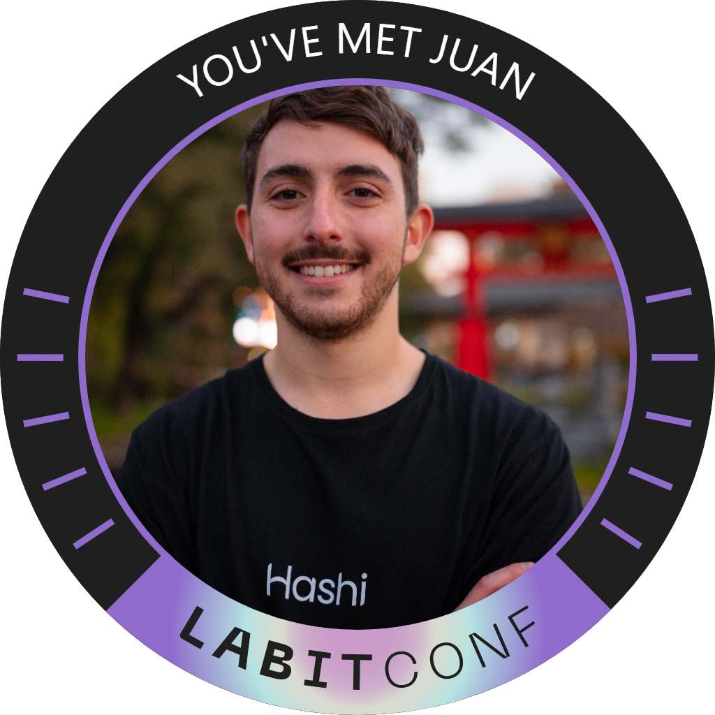 You've met Juan at LABITCONF '22 POAP image