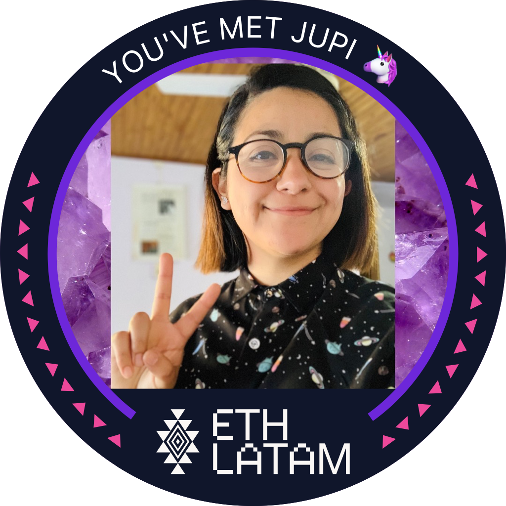 You've met Jupi 🦄 at ETHLatam '22 POAP image