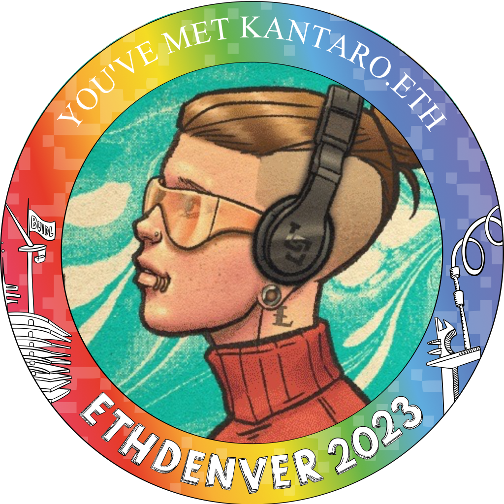 You've met kantaro.eth at ETHDenver 2023 POAP image