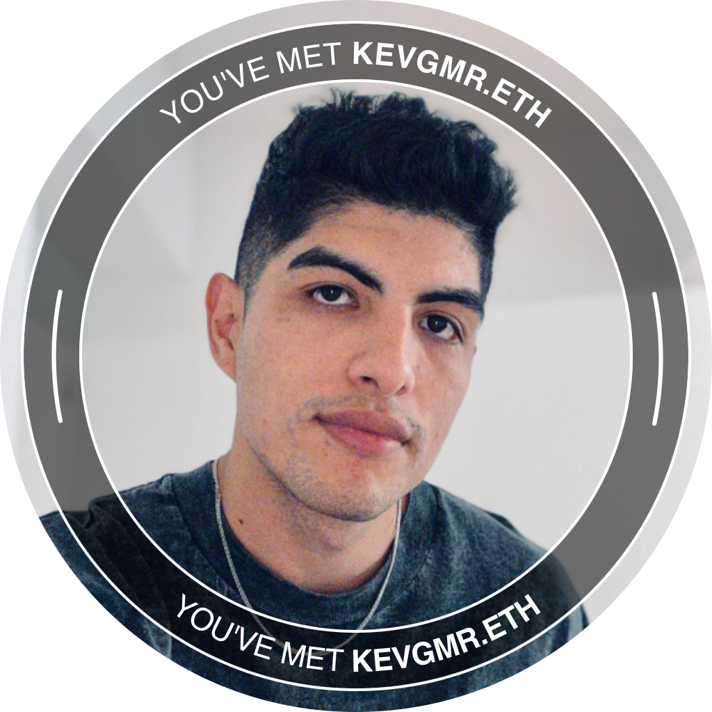 You've met kevgmr.eth POAP image