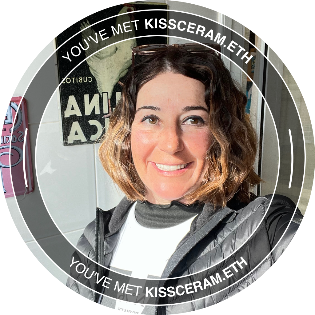 You've met Kissceram.eth - July 2023 POAP image