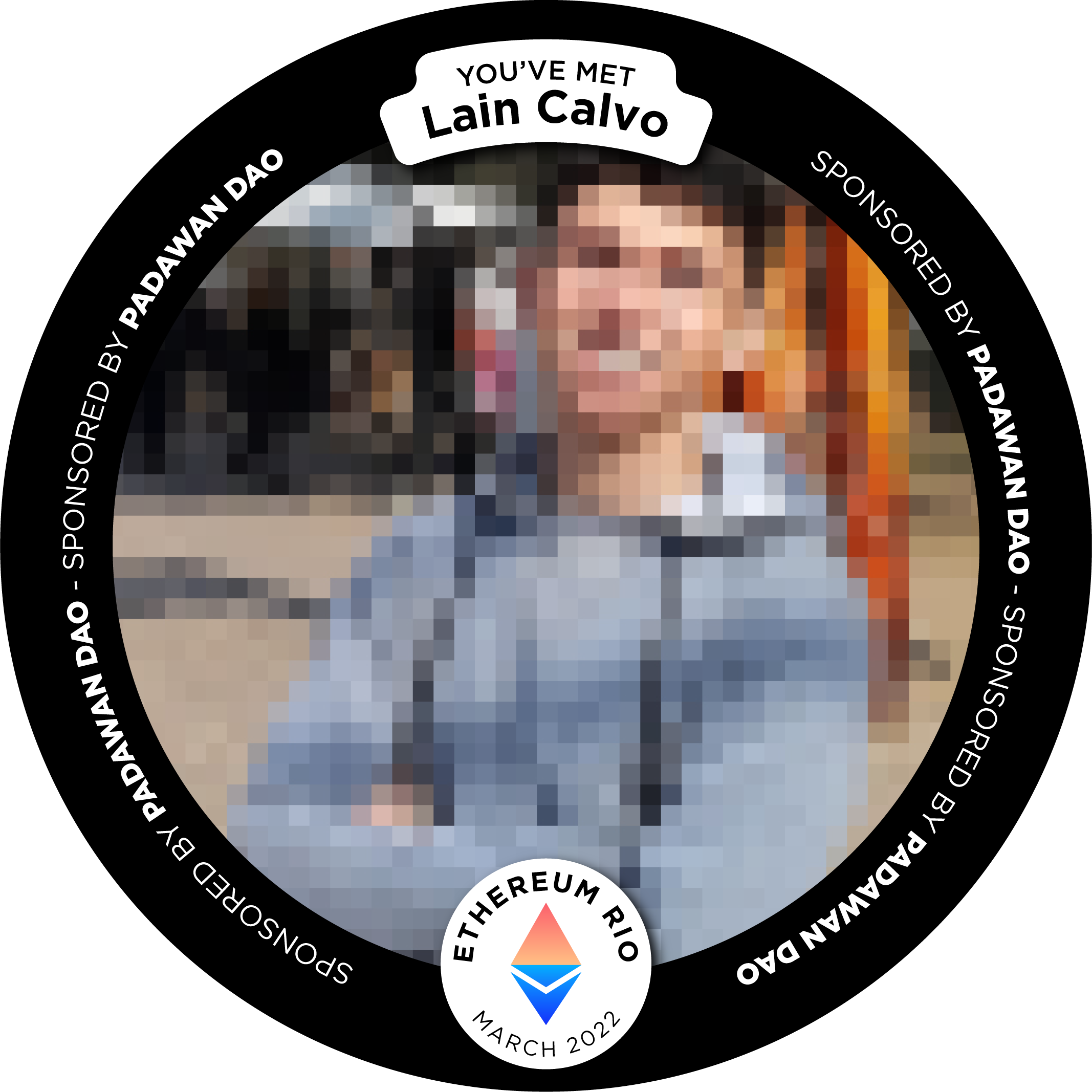 You've met Laín Calvo at ETHRio POAP image