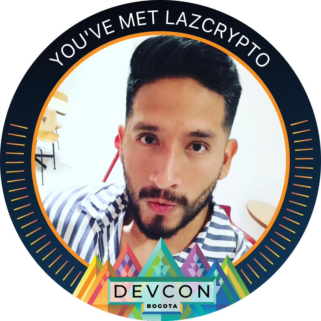 You've met Lazcrypto at Devcon Bogota '22 POAP image