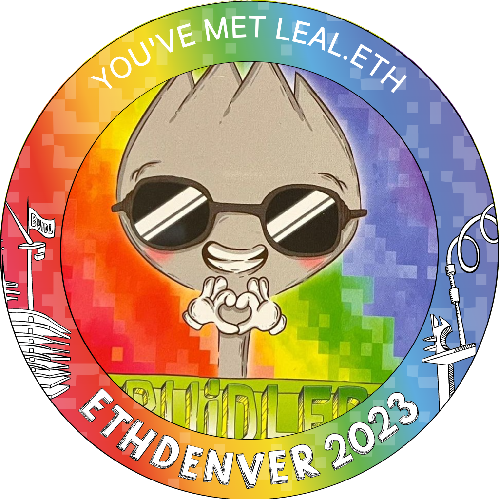 You've met leal.eth at ETHDenver 2023 POAP image