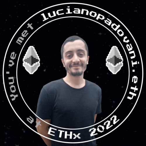 You've met lucianopadovani.eth at The ETHxperience side event 2022 POAP image