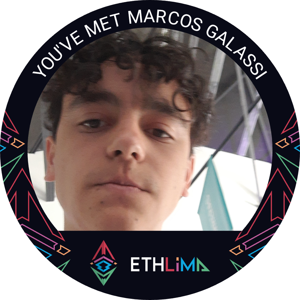 You've met Marcos Galassi at ETHLima '22 POAP image