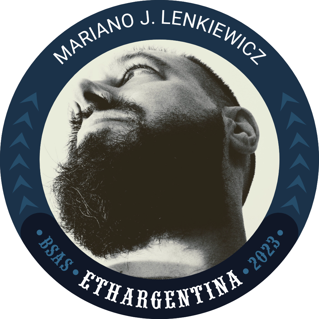 You've met Mariano J. Lenkiewicz  at ETH Argentina 2023 POAP image