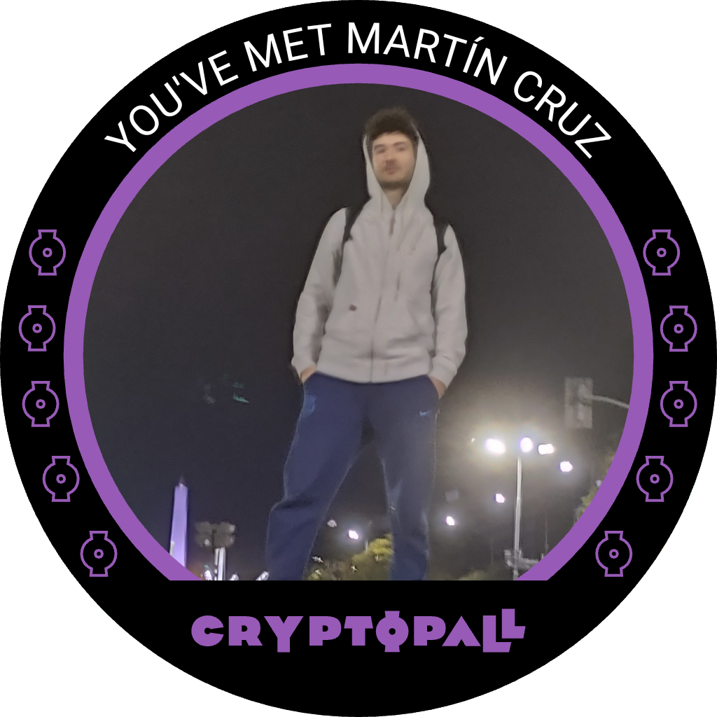 You've met Martín Cruz at Cryptopall '22 POAP image