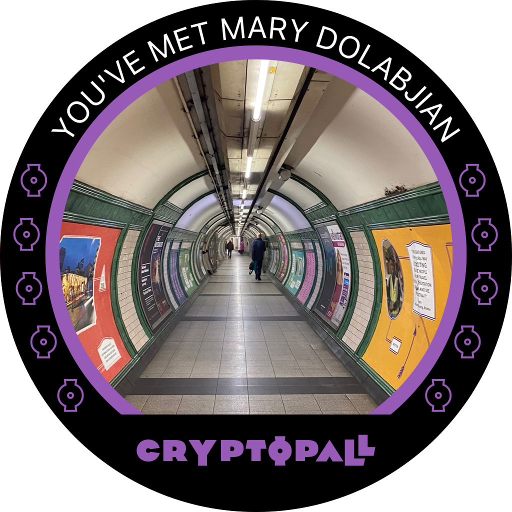 You've met Mary Dolabjian at Cryptopall '22 POAP image