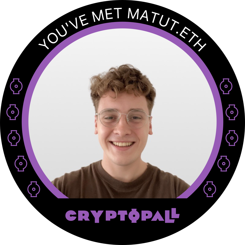 You've met matut.eth at Cryptopall '22 POAP image
